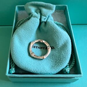 🌸🌸 Authentic Tiffany & Co. Bamboo Silver Ring